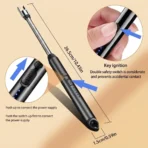 Pack of 3 Portable & Rechargeable Electric Lighter - Image 8