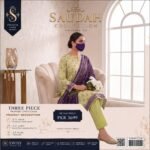 Saudah Premium Lawn 3 Piece Unstitched Suit P-2