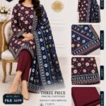 Saudah Premium Lawn 3 Piece Unstitched Suit P-11