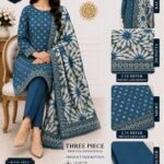 Saudah Premium Lawn 3 Piece Unstitched Suit P-14