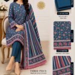 Saudah Premium Lawn 3 Piece Unstitched Suit P-13