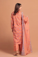 Lawn Digital Print 3-Pcs Suit MZ-102 - Image 3