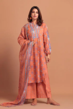 Lawn Digital Print 3-Pcs Suit MZ-102 - Image 2